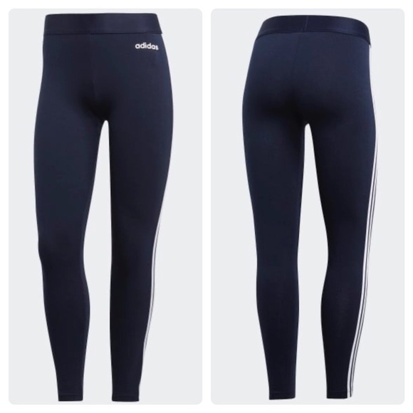 LAST ONE!! Adidas Ladies 3 Stripe Tight Leggings - Picture 5 of 14